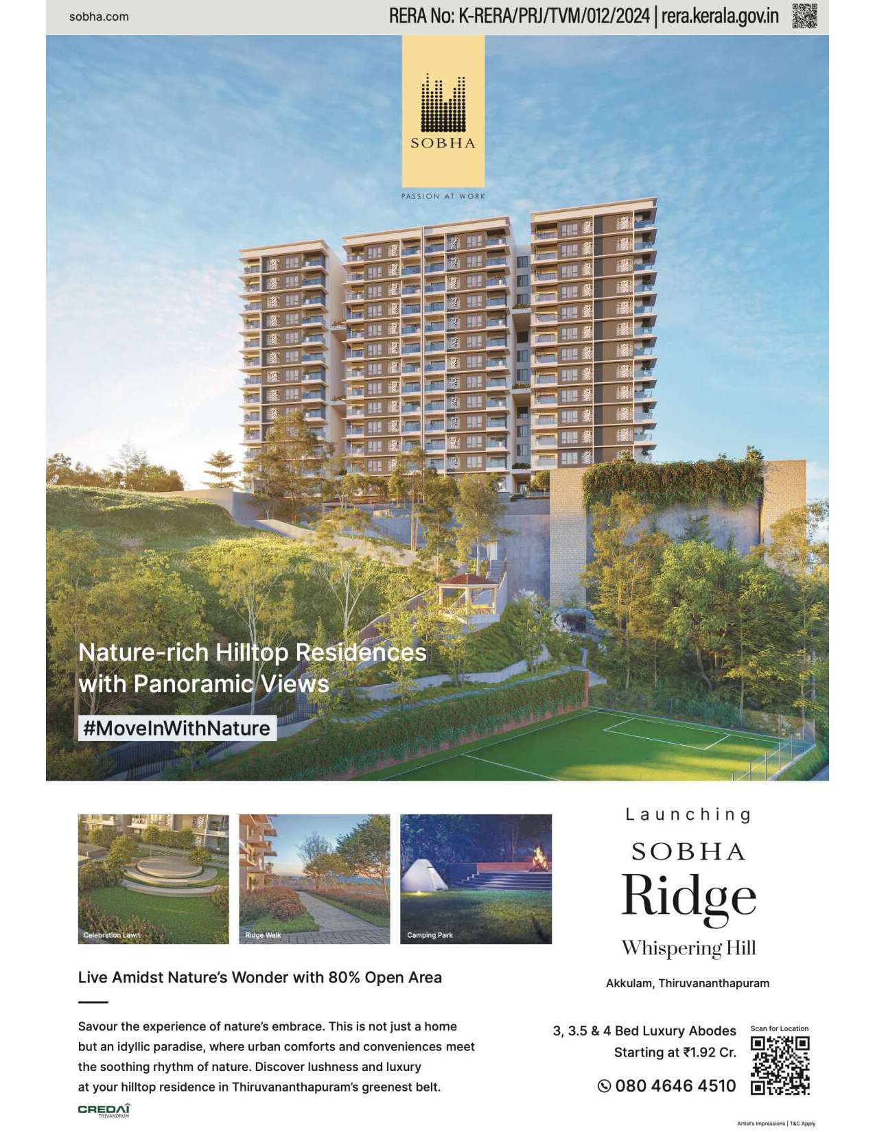 SOBHA RIDGE WHISPERING HILL