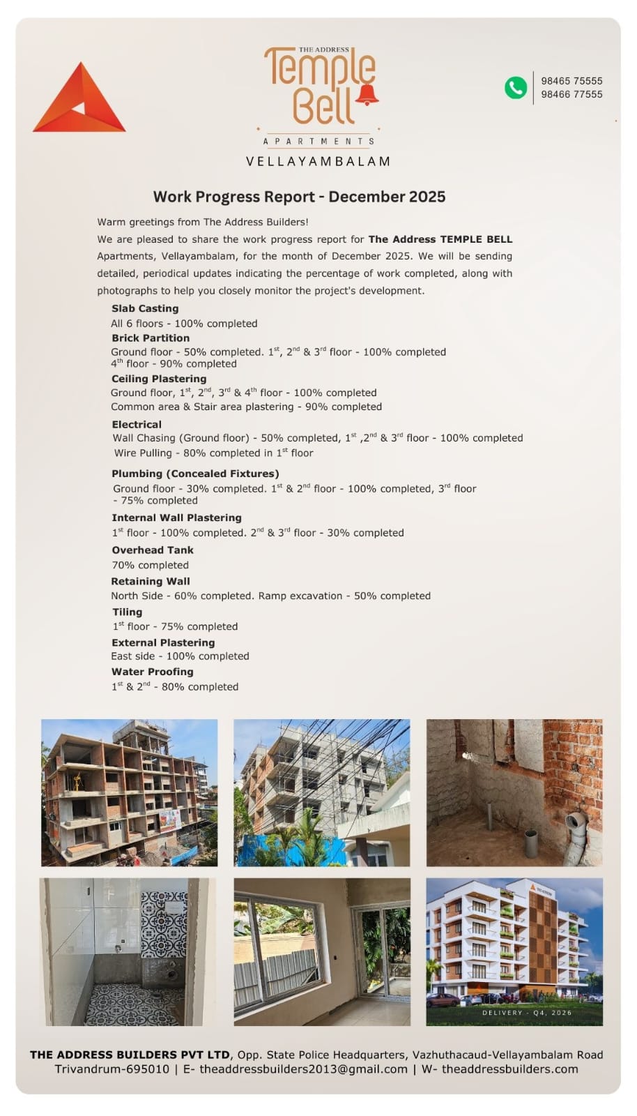 THE ADDRESS TEMPLE BELL